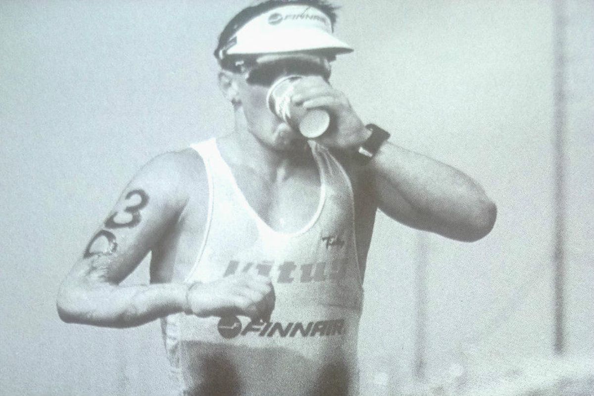 Bennie Lindberg beim Ironman Hawaii 1994