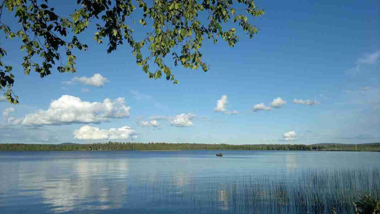 See Finnland, schwimmen Triathlon