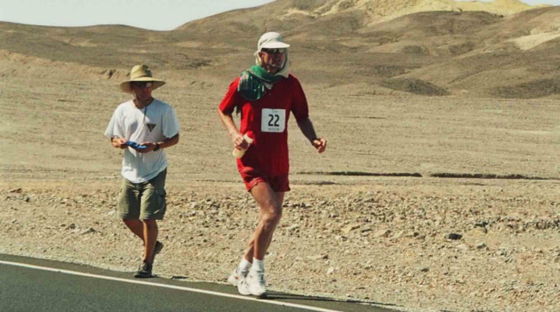 217 kilometer, teilweise beim über 50 Grad, das ist badwater Ultramarathon