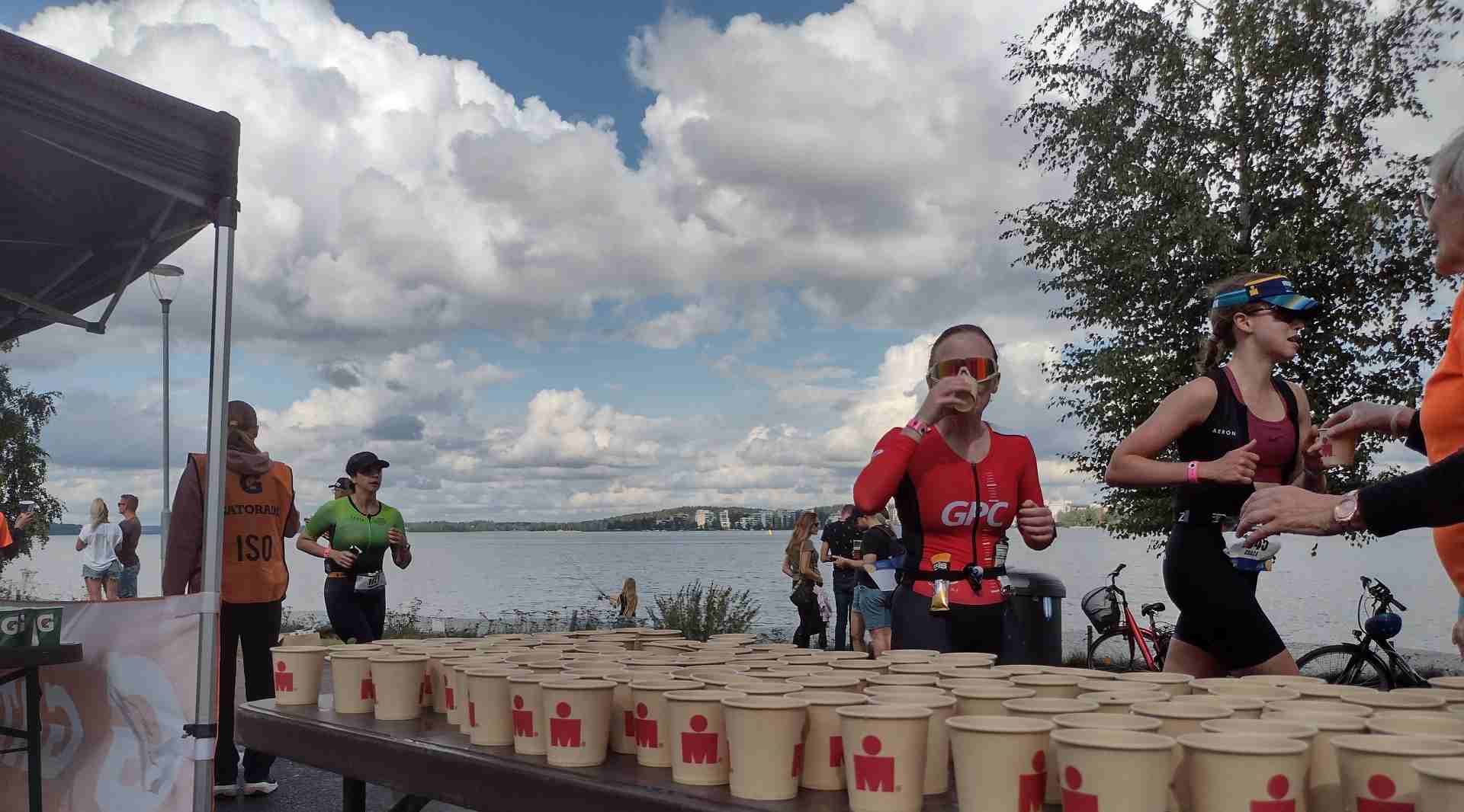 Triathlon Coach Bennie Lindberg hat den Athleten betreut beim 70.3 Ironman VM in Lahti Finnland