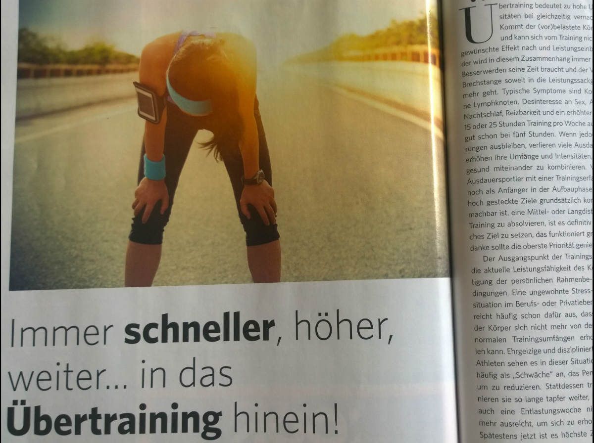 Bericht Tritime Übertraining