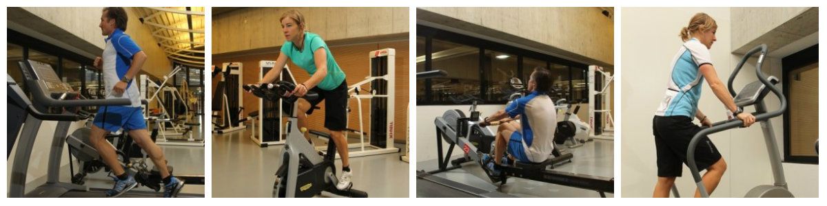 Möglichkeiten für Indoortraining im Fitnesscenter