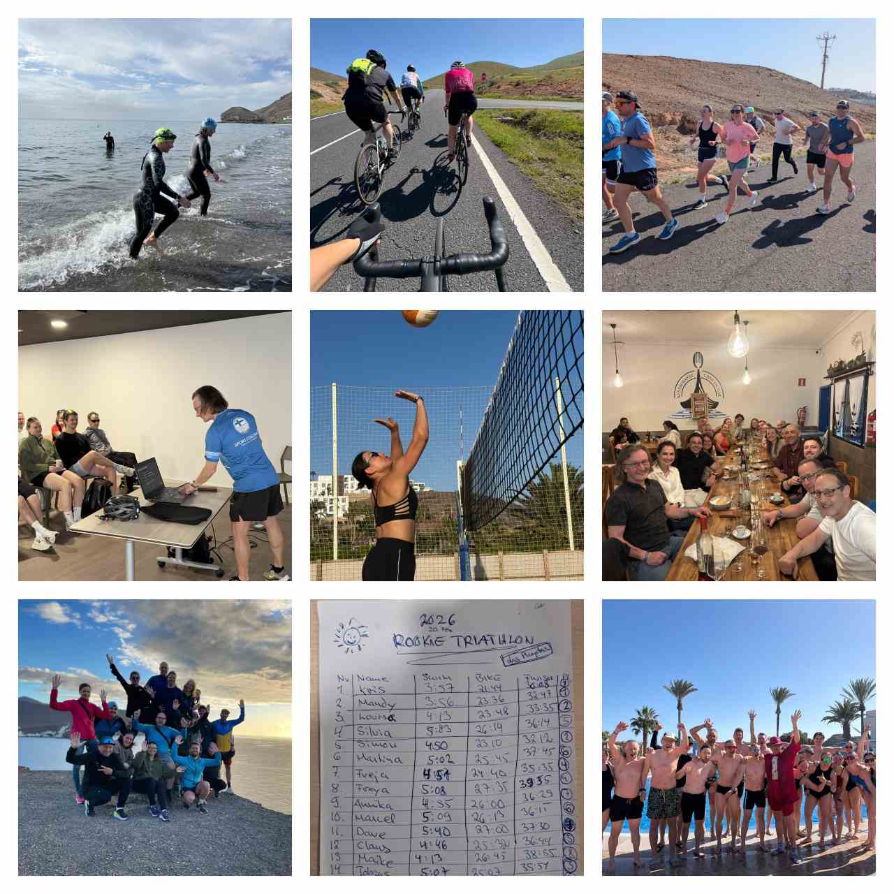 Das Triathlon Seminar mit Bennie Lindberg in Playitas war ein voller Erfolg