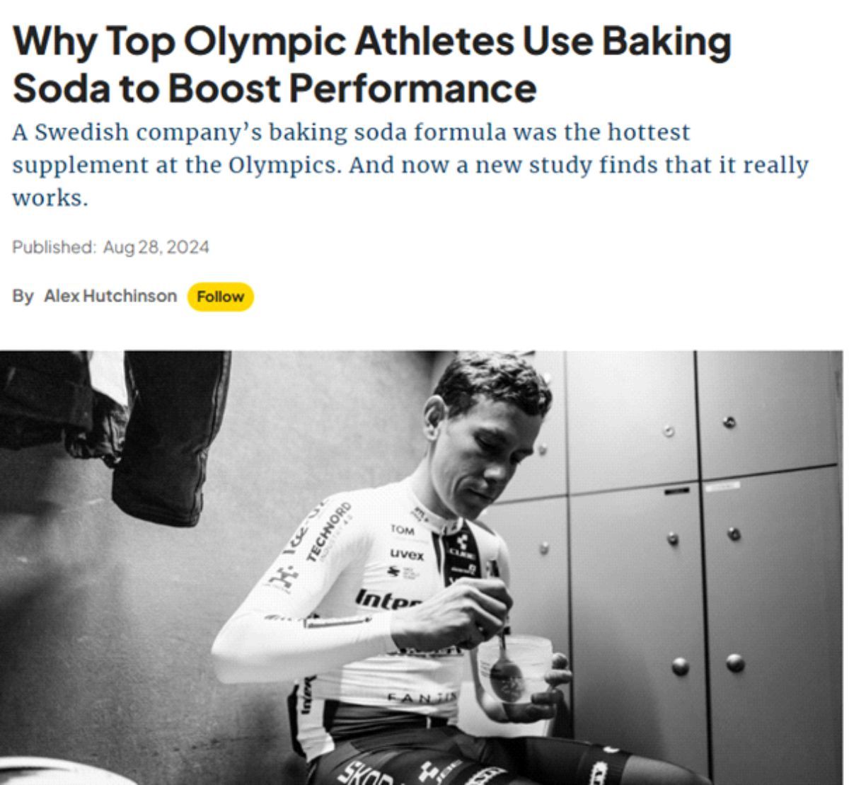 Natriumbicarbonat als Supplementierung