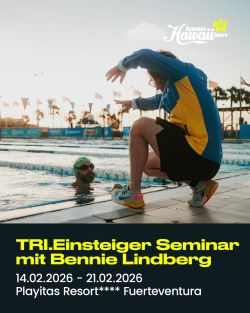 Bennie Lindberg leitet das Einsteiger Triathlon Seminar